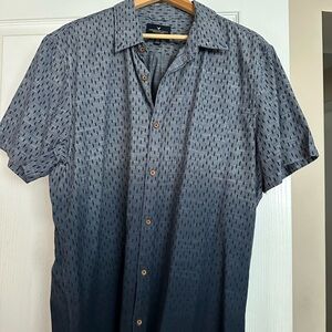 Men's Blue Short Sleeve Shirt